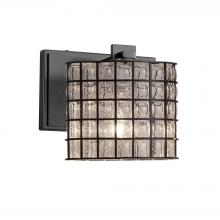 Justice Design Group WGL-8447-30-GRCB-MBLK - Era ADA 1-Light Wall Sconce