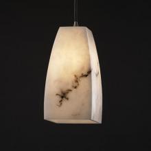 Justice Design Group FAL-8816-15-ABRS-RIGID - Small 1-Light Pendant