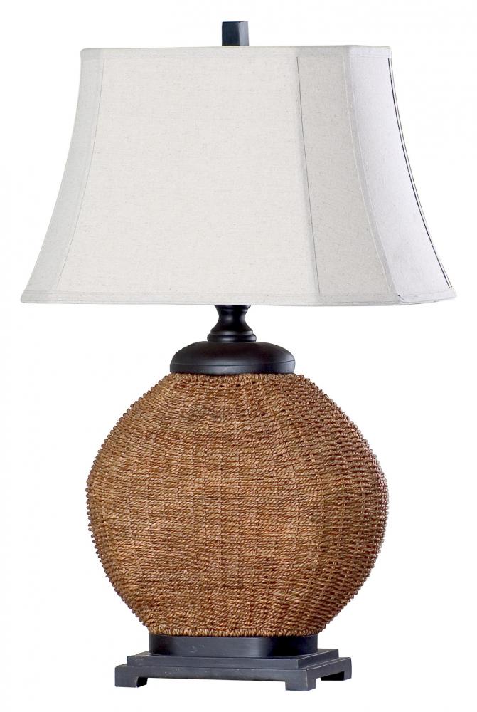One Light Rattan Table Lamp