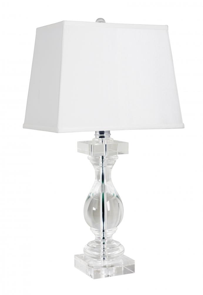One Light Crystal Table Lamp