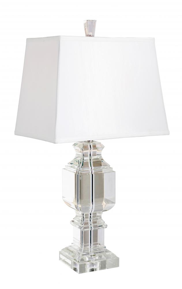 One Light Crystal Table Lamp