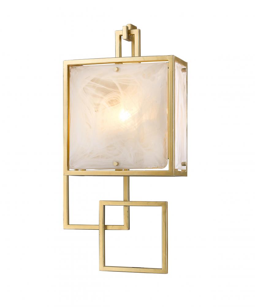 Skyler 1 Light Wall Sconce - Gold Leaf