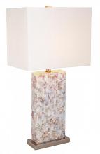 Mariana 125012 - One Light Mother Of Pearl/brass Table Lamp