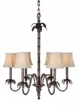 Mariana 980072 - Six Light Washed Stone Resin Up Chandelier