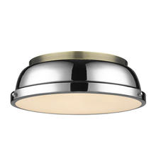 Golden 3602-14 AB-CH - Duncan 14" Flush Mount