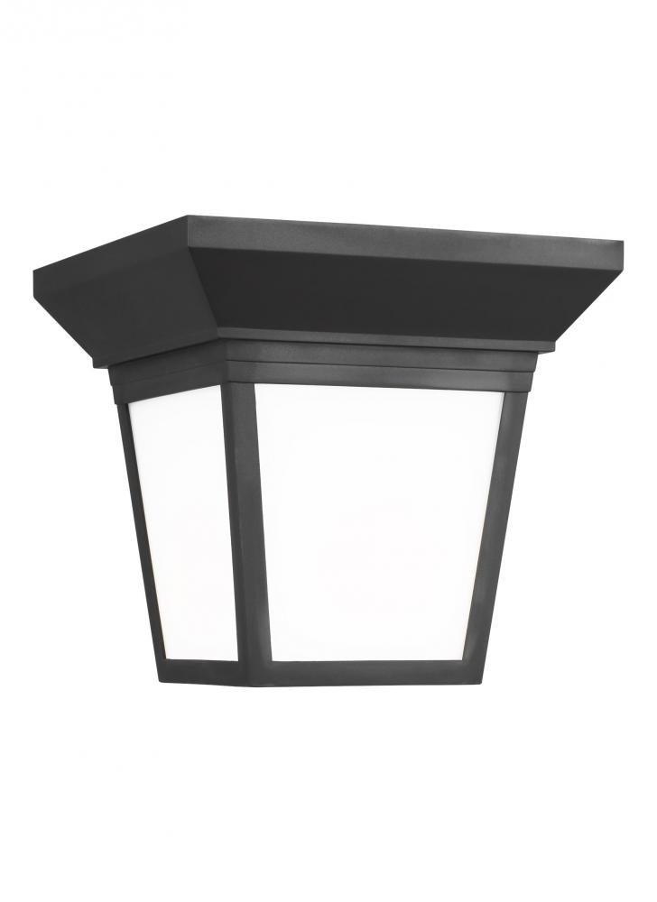 Lavon One Light Outdoor Ceiling Flush Mount