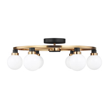 Generation Lighting 7000306-848 - Ian Six Light Semi-Flush Mount