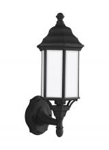 Generation Lighting 8538751-12 - Sevier traditional 1-light outdoor exterior small uplight outdoor wall lantern sconce in black finis