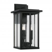 Capital 943832BK - 3 Light Outdoor Wall Lantern