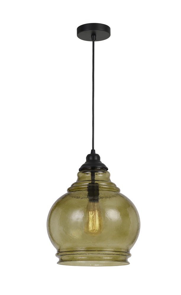 60W Rovigo RippLED Glass Pendant (Edison Bulb Not included)