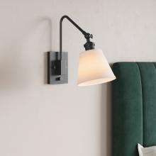  14001-MB - Elyon 1-Light Swing Arm Sconce Light Matte Black