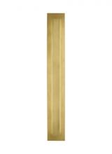 Visual Comfort & Co. Modern Collection 700OWASP93036DNBUNVSSP - Aspen Contemporary dimmable LED 36 Outdoor Wall Sconce Light outdoor in a Natural Brass/Gold Colored