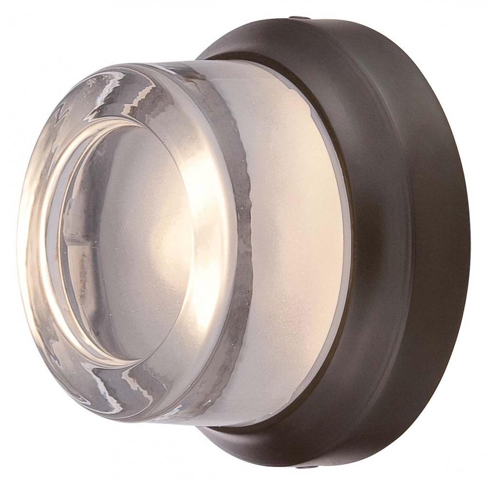 1 LIGHT LED WALL SCONCE (CONVERTIBLE TO FLUSH MOUNT)