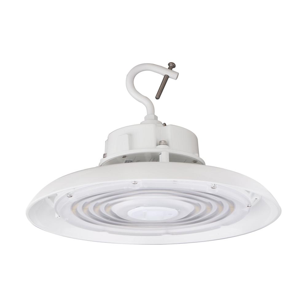 200W UFO LED High Bay; 28800 Lumens; 5000K; 120-277 Volt; 0-10V Dimmable; White Finish