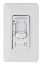 Fanimation CW1SWWH - Wall Control Non Reversing - Fan Speed and Light - WH