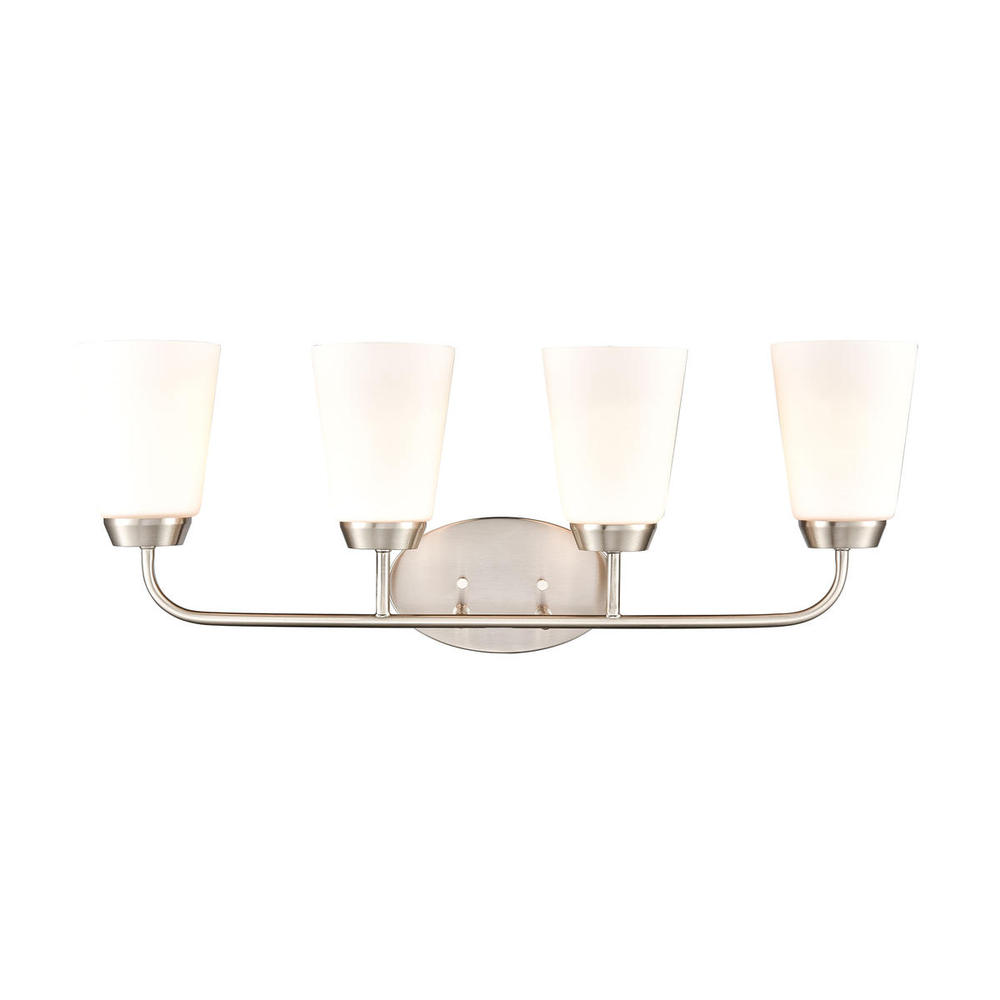 Thomas - Winslow 28'' Wide 4-Light Vanity Light - Brushed Nickel