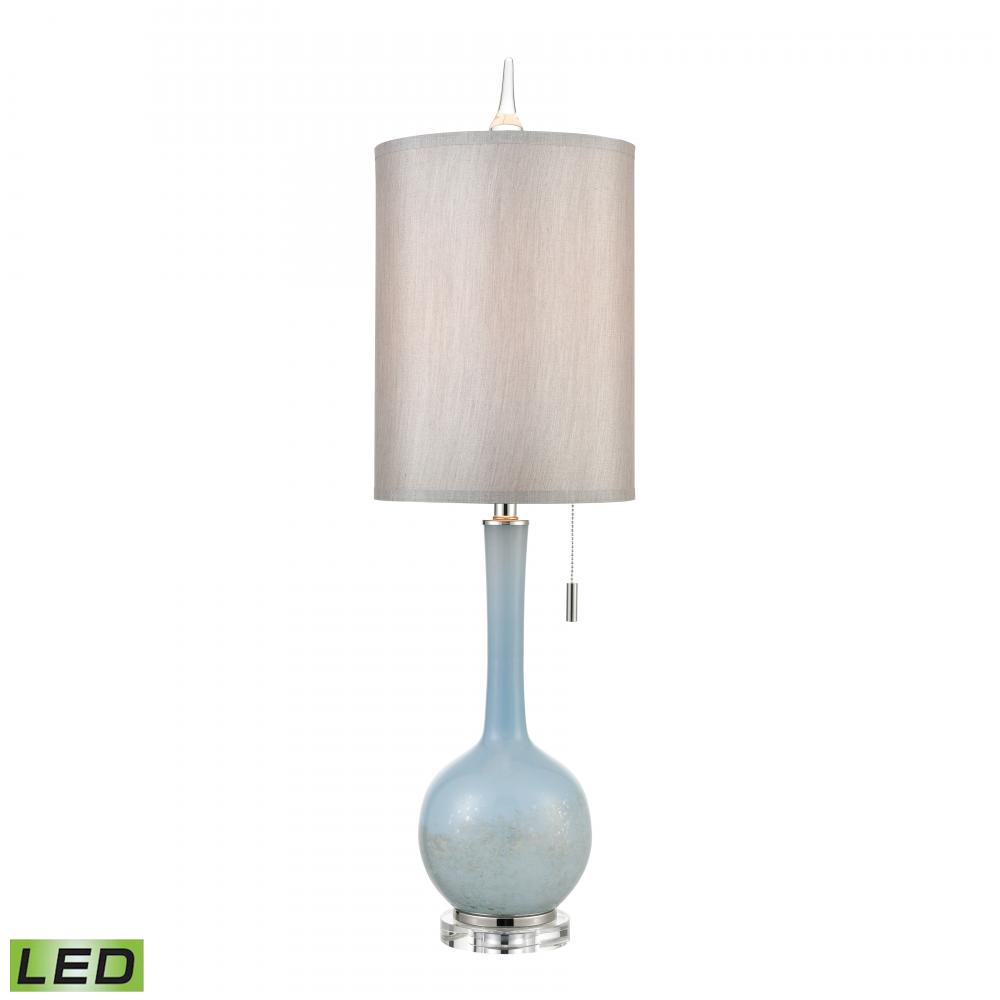 Quantum 37'' High 1-Light Table Lamp - Blue - Includes LED Bulb