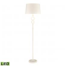 ELK Home D4698-LED - Hammered Home 67'' High 1-Light Floor Lamp - Matte White - Includes LED Bulb